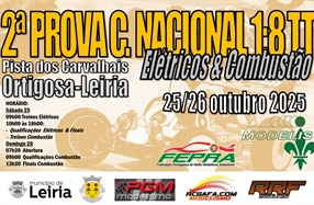 2ª Prova do Campeonato Nacional  1/8 TT 2025 (Elétricos e Combustão)